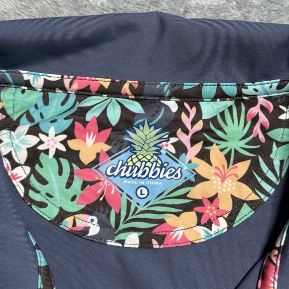 Chubbies The Weekend Polo Size‎ L in Blue Golf Beach Performance Outdoor - Picture 3 of 7